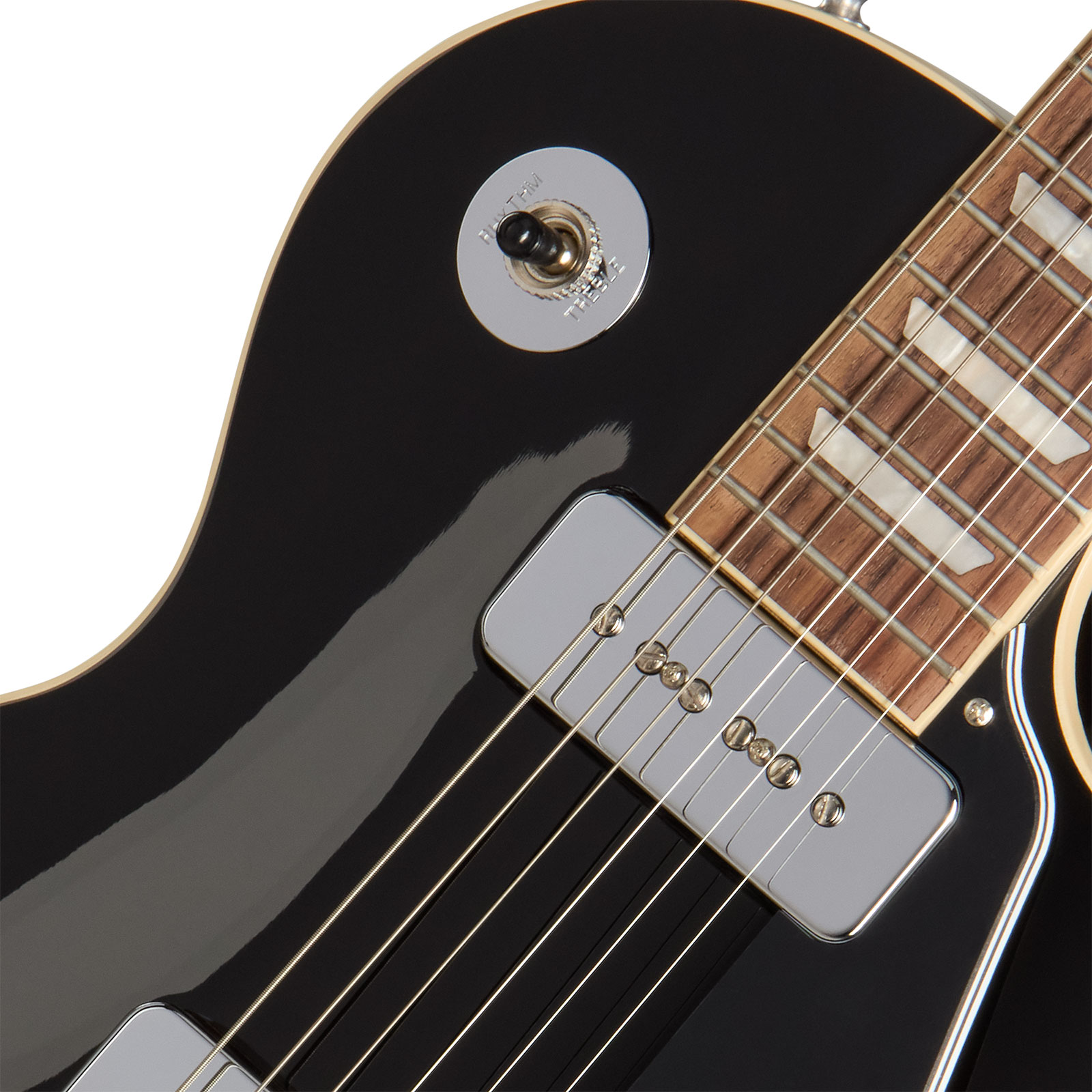Gibson Noel Gallagher Les Paul Standard Signature 2h Ht Rw - Ebony - Signature electric guitar - Variation 2
