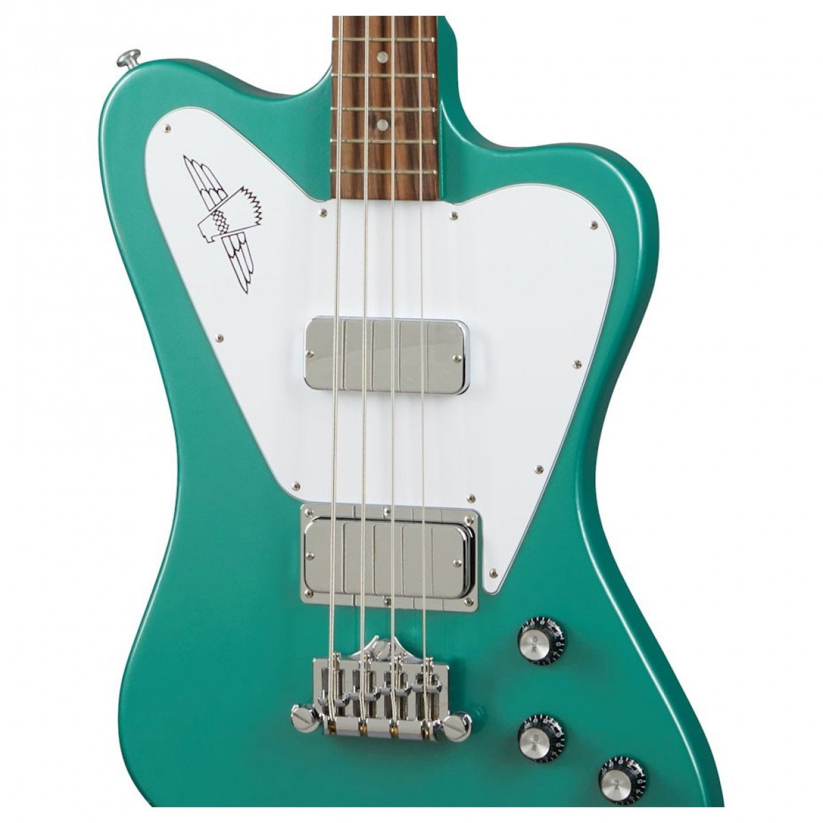 Gibson Non-reverse Thunderbird Modern Rw - Inverness Green - Solid body electric bass - Variation 3