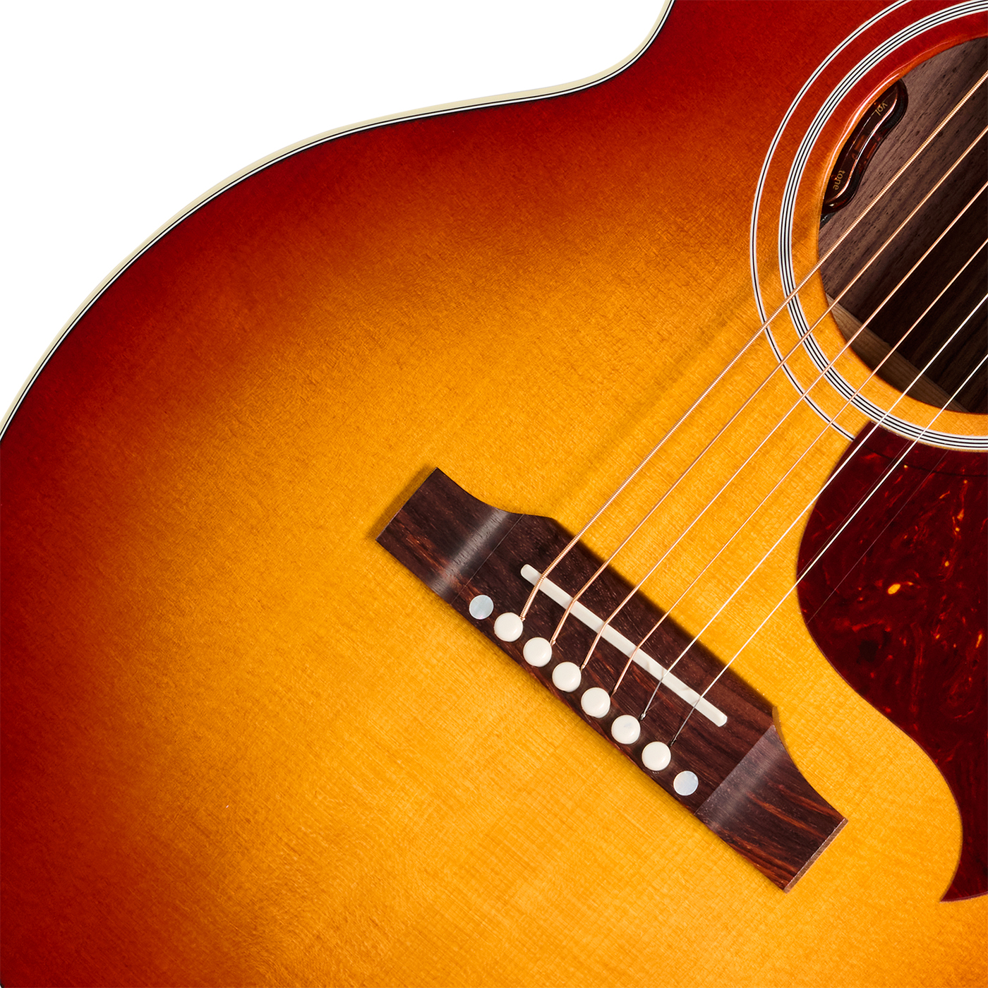 Gibson Parlor Rosewood Ec (baggs Hifi Dna) Cw Shsc Epicea Palissandre Rw - Rosewood Burst - Folk guitar - Variation 2