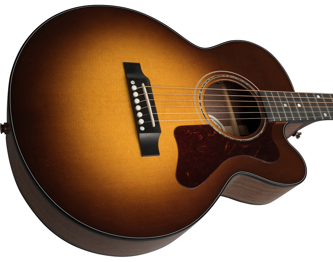 Gibson Parlor Walnut M 2019 Small Body Cw Epicea Noyer Ric - Walnut Burst - Acoustic guitar & electro - Variation 3