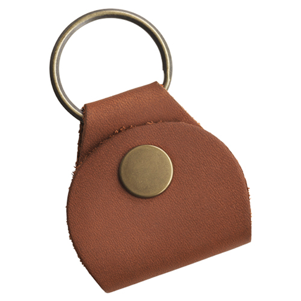 Gibson Premium Leather Pickholder Keychain Brown - Pickholder - Variation 1