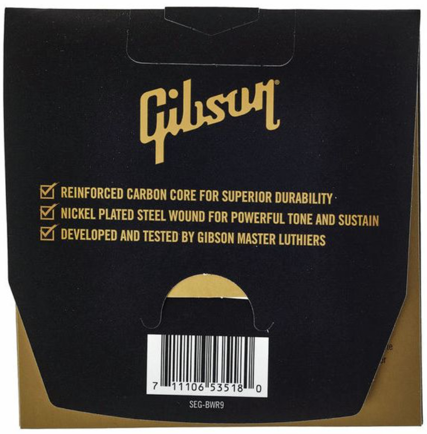 Gibson Seg-bwr11 Brite Wire Reinforced Nps Electric Guitar Medium 6c 11-50 - Electric guitar strings - Variation 1