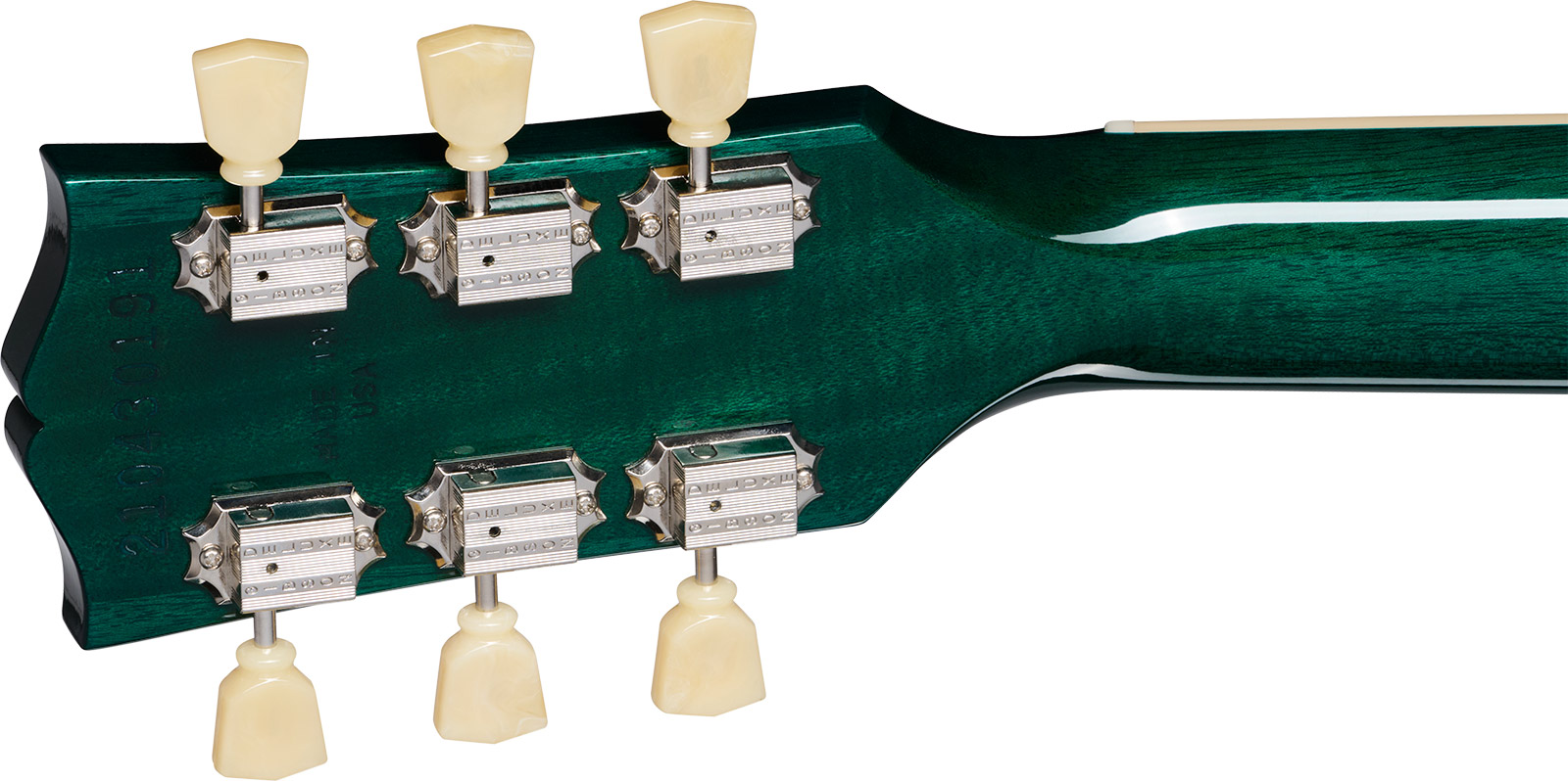 Gibson Sg Standard 1961 Custom Color 2h Ht Rw - Translucent Teal - Double cut electric guitar - Variation 4