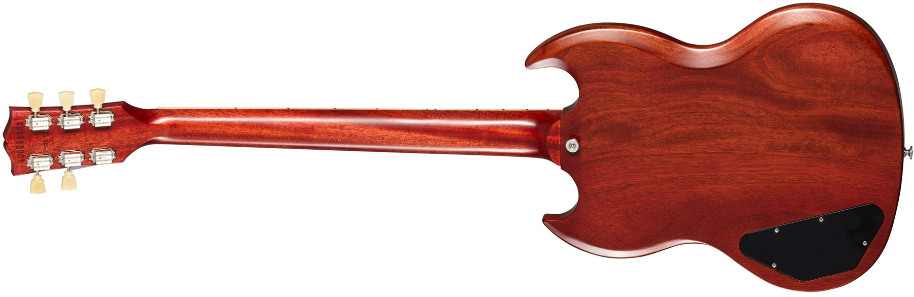 Gibson Sg Standard 1961 Faded Maestro Vibrola Original 2h Trem Rw - Vintage Cherry - Double cut electric guitar - Variation 1