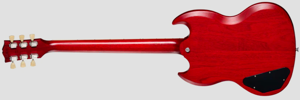 Gibson Sg Standard 1961 Faded W. 57 Classic Underwound Original 2h Ht Rw - Vintage Cherry Satin - Double cut electric guitar - Variation 1
