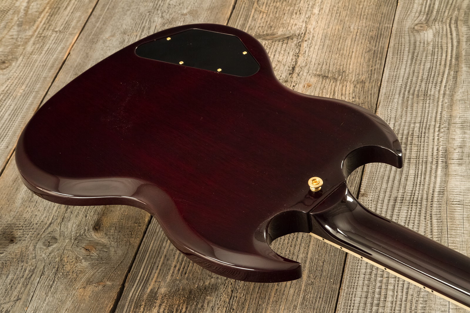 Gibson Sg Standard 1961 Gh Original 2h Ht Rw - Aged Cherry - Double cut electric guitar - Variation 7