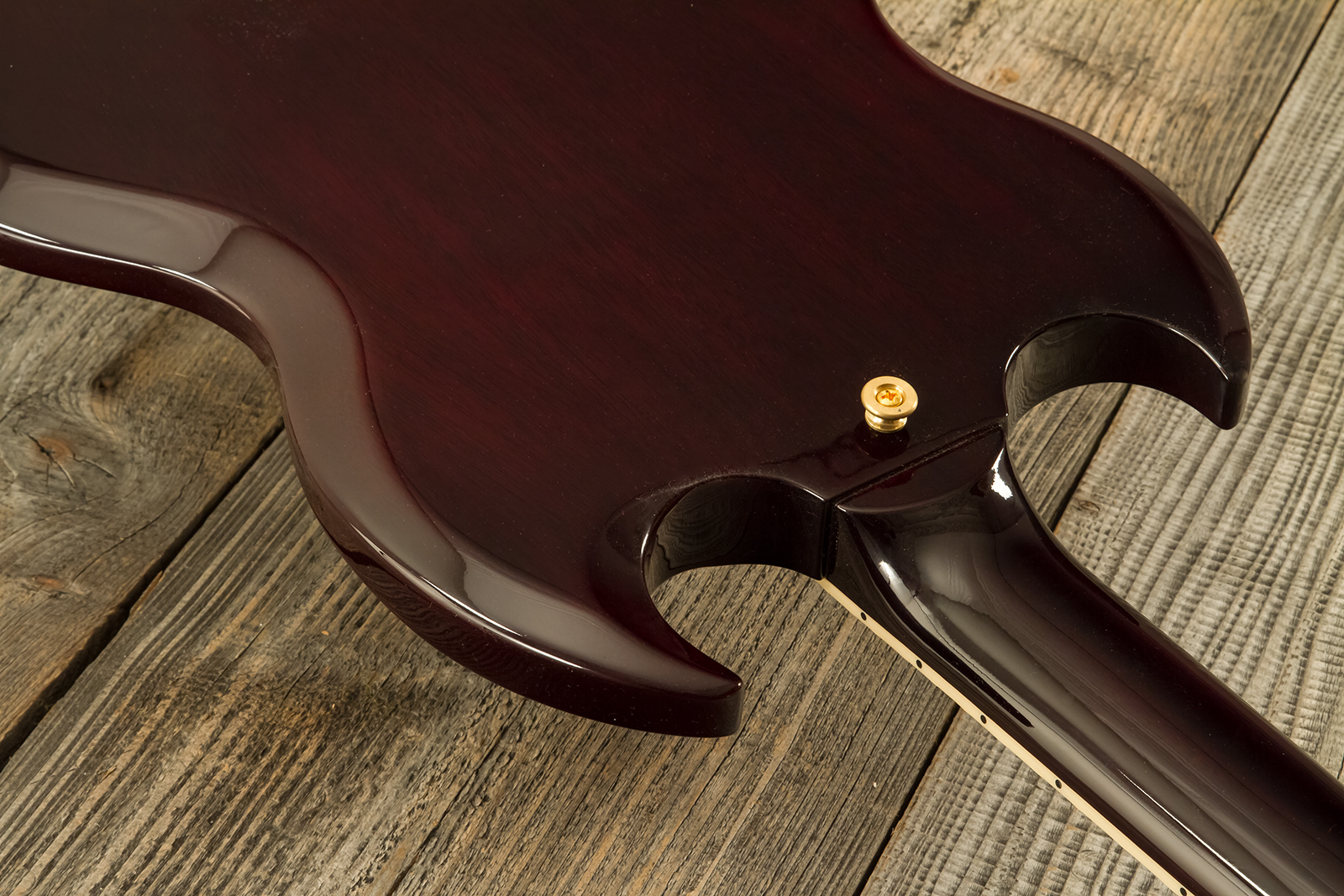 Gibson Sg Standard 1961 Gh Original 2h Ht Rw - Aged Cherry - Double cut electric guitar - Variation 8
