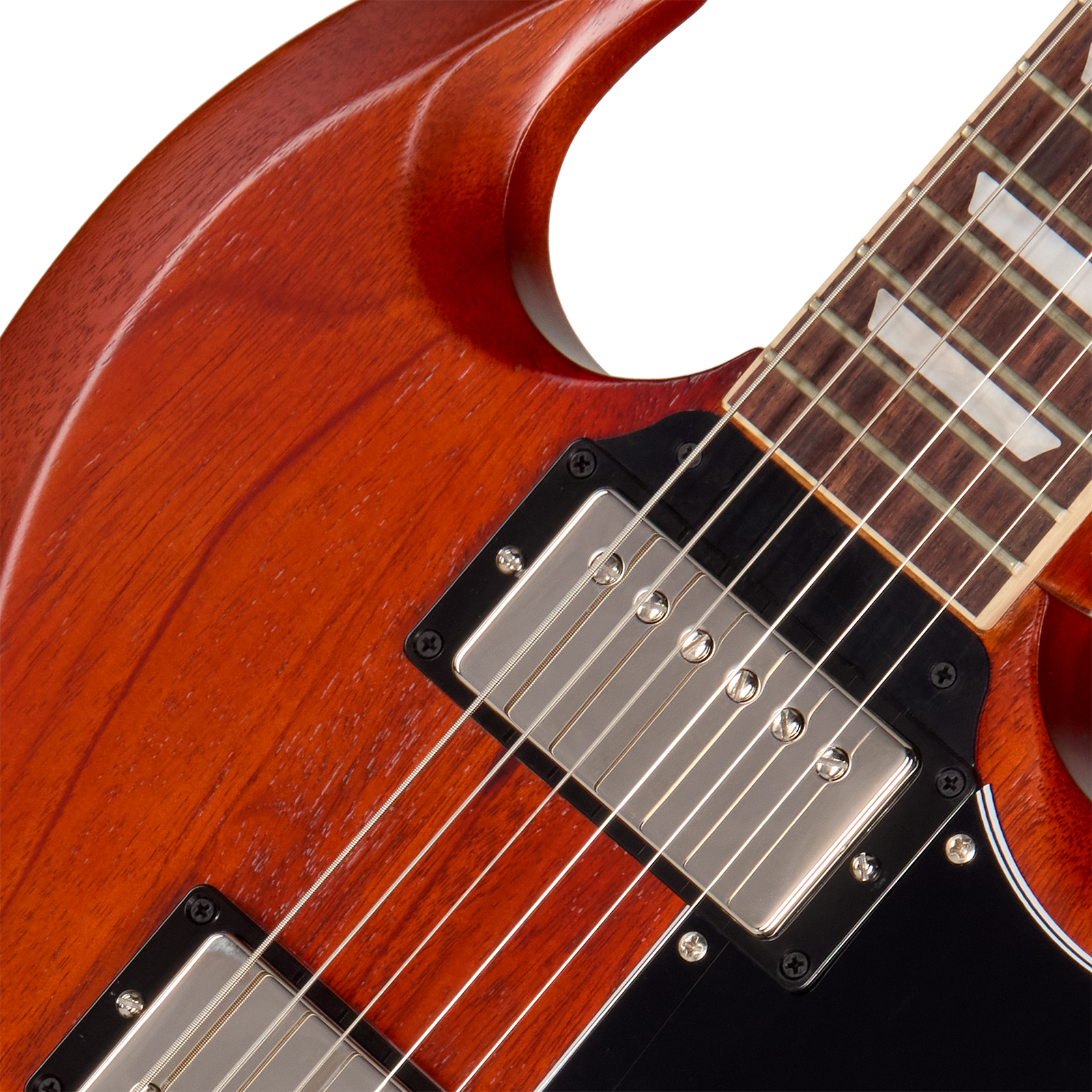 Gibson Sg Standard 1961 Original 2h Ht Rw - Faded Vintage Cherry Satin - Double cut electric guitar - Variation 2