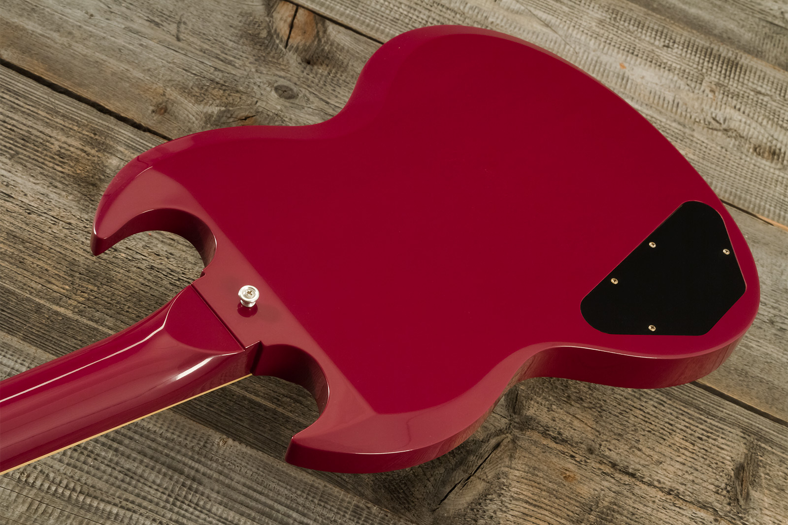 Gibson Sg Standard 1964 Maestro Vibrola 2h Trem Rw #502124 - Vos Metallic Plum - Double cut electric guitar - Variation 7