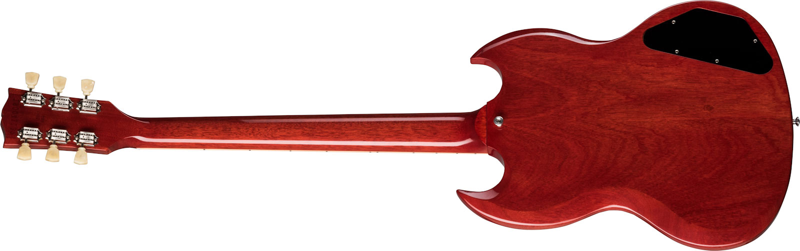 Gibson Sg Standard '61 Lh Gaucher 2h Ht Rw - Vintage Cherry - Left-handed electric guitar - Variation 1
