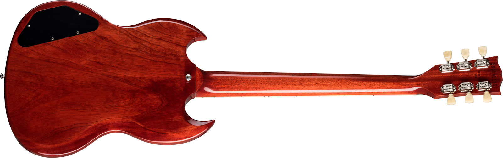 Gibson Sg Standard '61 Sideways Vibrola Original 2h Ht Rw - Vintage Cherry - Retro rock electric guitar - Variation 1