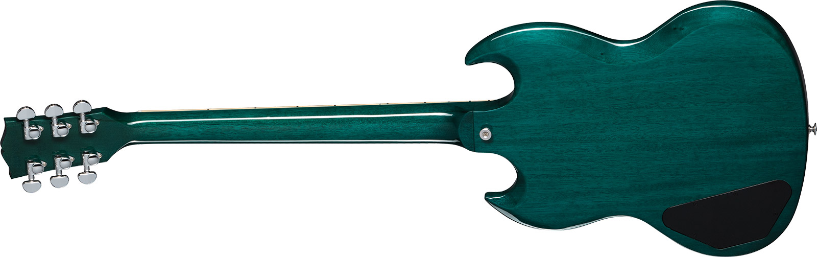Gibson Sg Standard Custom Color 2h Ht Rw - Translucent Teal - Double cut electric guitar - Variation 1
