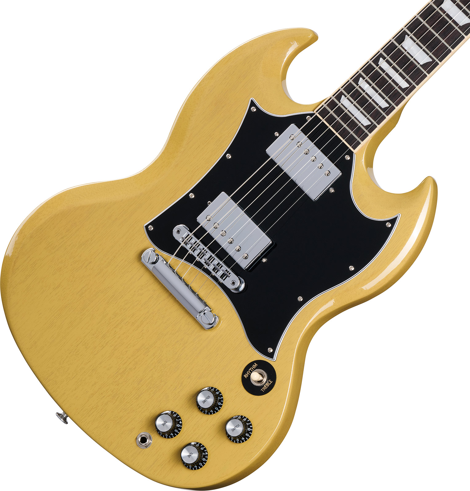 Gibson Sg Standard Custom Color 2h Ht Rw - Tv Yellow - Double cut electric guitar - Variation 3