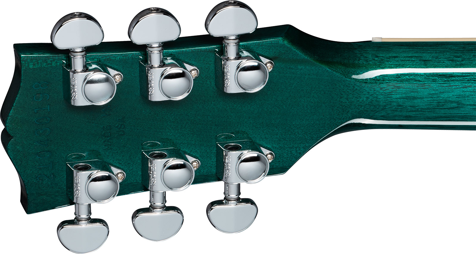 Gibson Sg Standard Custom Color 2h Ht Rw - Translucent Teal - Double cut electric guitar - Variation 4