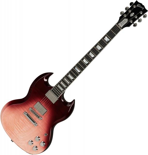 Solid body electric guitar Gibson SG Standard HP-II - hot pink fade