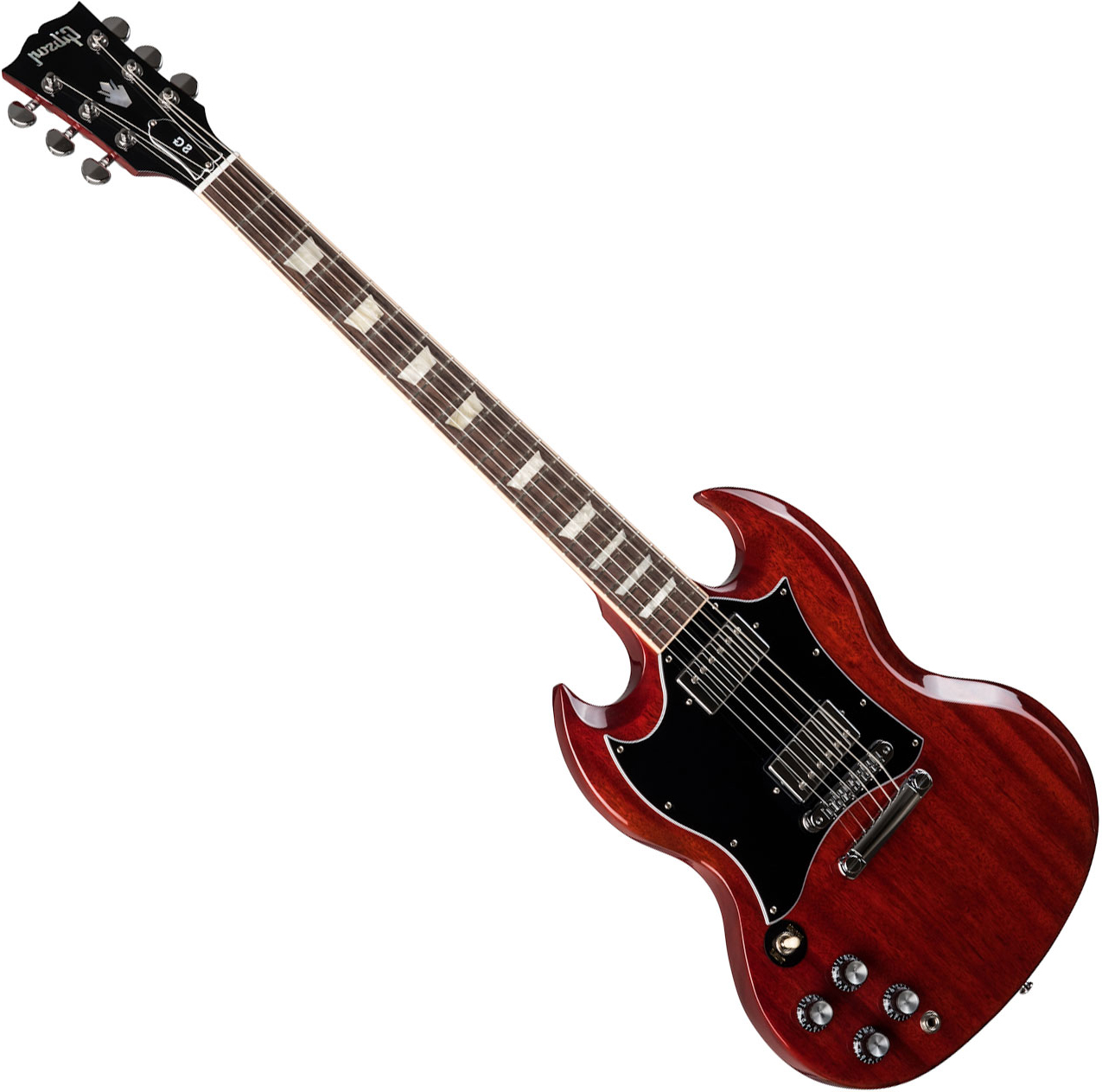 Gibson Sg Standard Left Hand Heritage Cherry Solid Body Electric Guitar Red