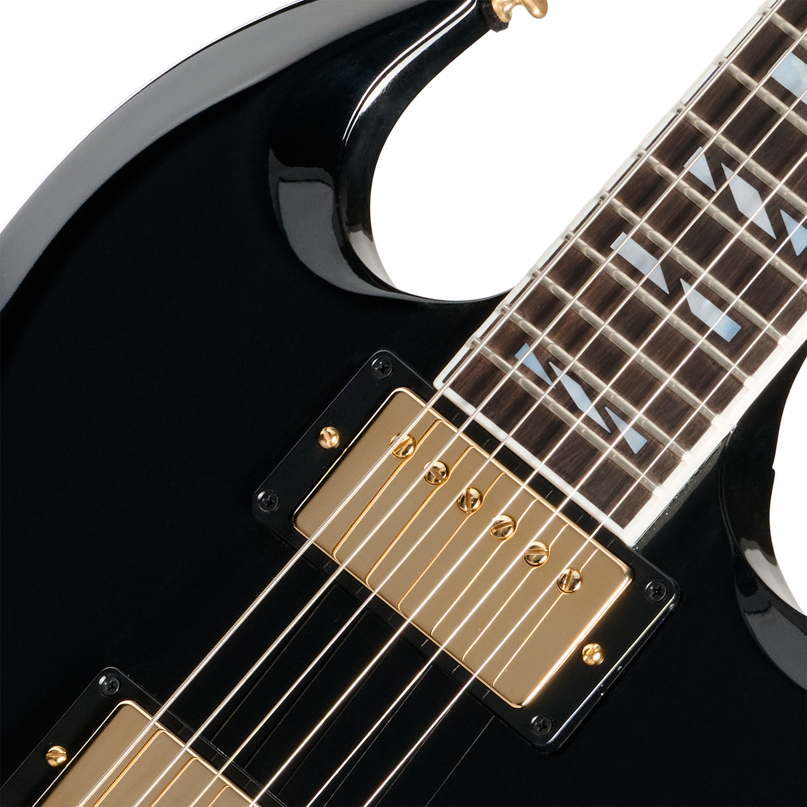 Gibson Sg Supreme Modern 2h Ht Eb - Ebony - Double cut electric guitar - Variation 2