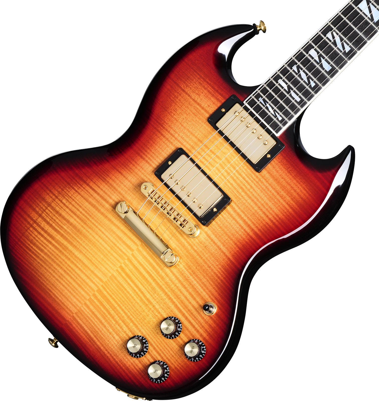 Gibson Sg Supreme Usa 2h Ht Rw - Fireburst - Double cut electric guitar - Variation 3