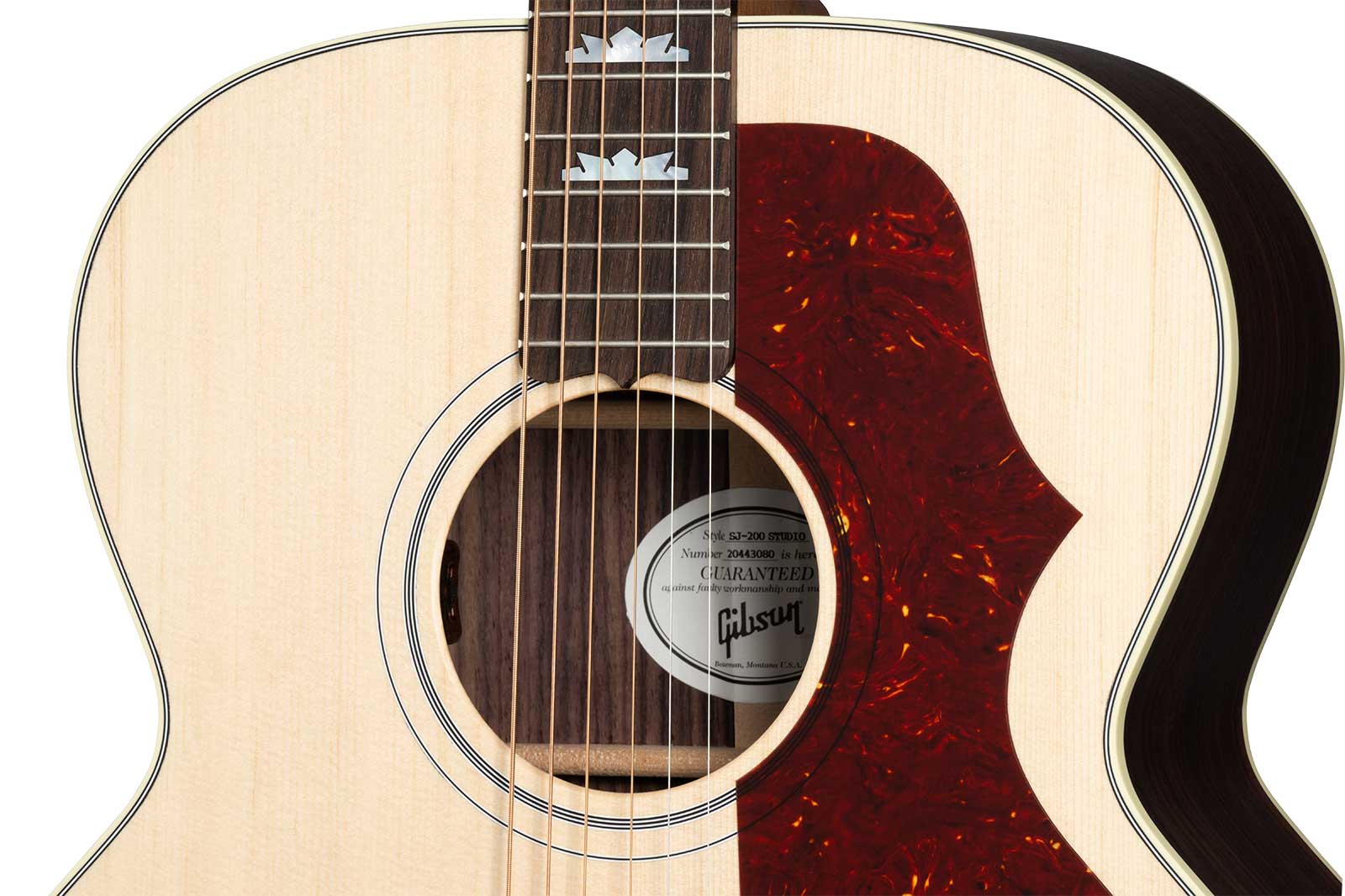 Gibson Sj-200 Studio Rosewood Modern 2024 Jumbo Epicea Palissandre Rw - Satin Natural - Folk guitar - Variation 3