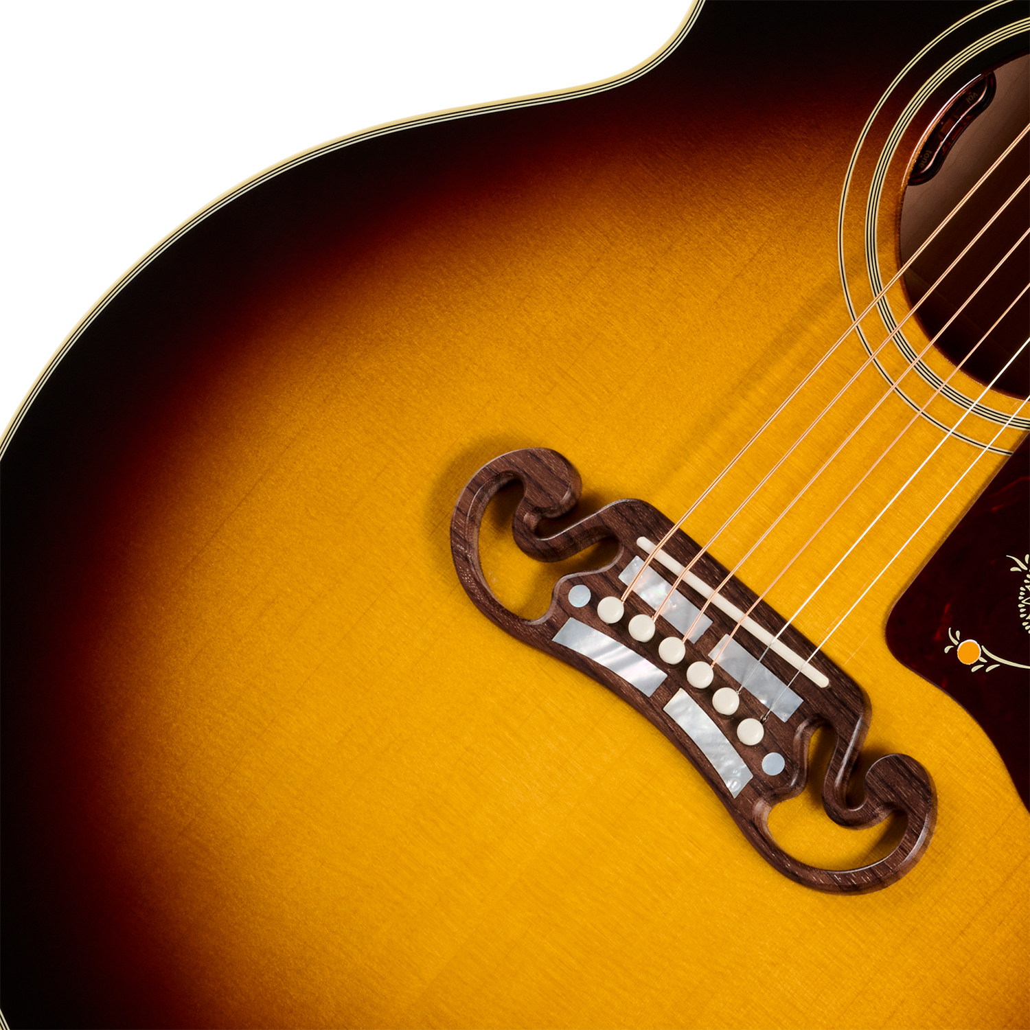 Gibson Sj200 Original (baggs Hifi Dna) Jumbo Epicea Erable Rw - Vintage Sunburst - Folk guitar - Variation 3