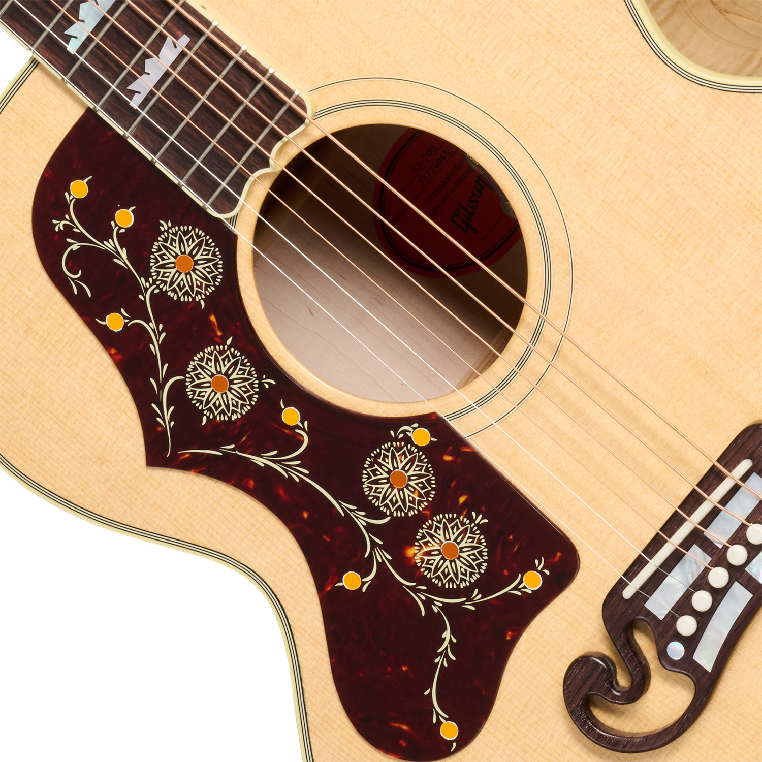 Gibson Sj200 Original Lh (baggs Hifi Dna) Jumbo Gaucher Epicea Erable Rw - Antique Natural - Folk guitar - Variation 2