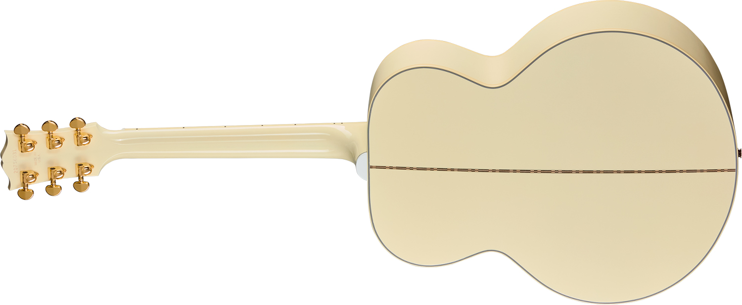 Gibson Sj200 Standard (baggs Hifi Dna) Jumbo 2026 Epicea Erable Rw - Classic White - Folk guitar - Variation 1