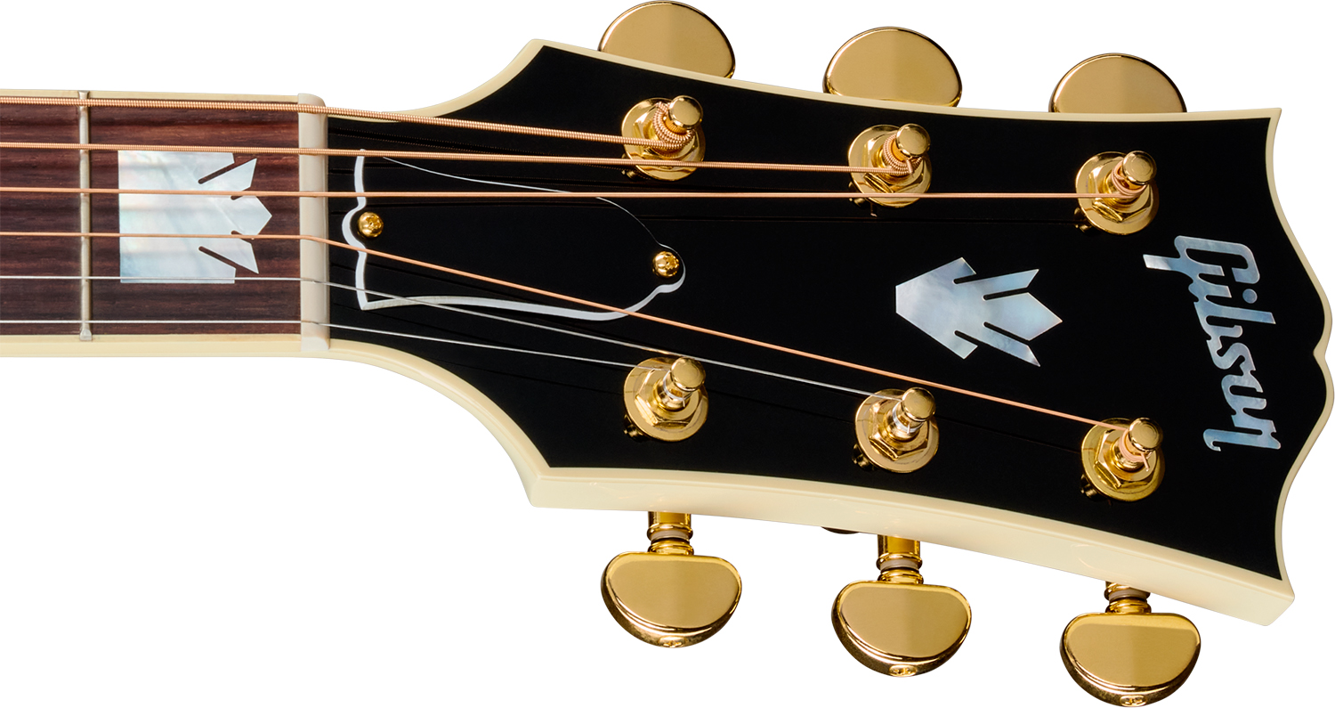 Gibson Sj200 Standard (baggs Hifi Dna) Jumbo 2026 Epicea Erable Rw - Classic White - Folk guitar - Variation 2