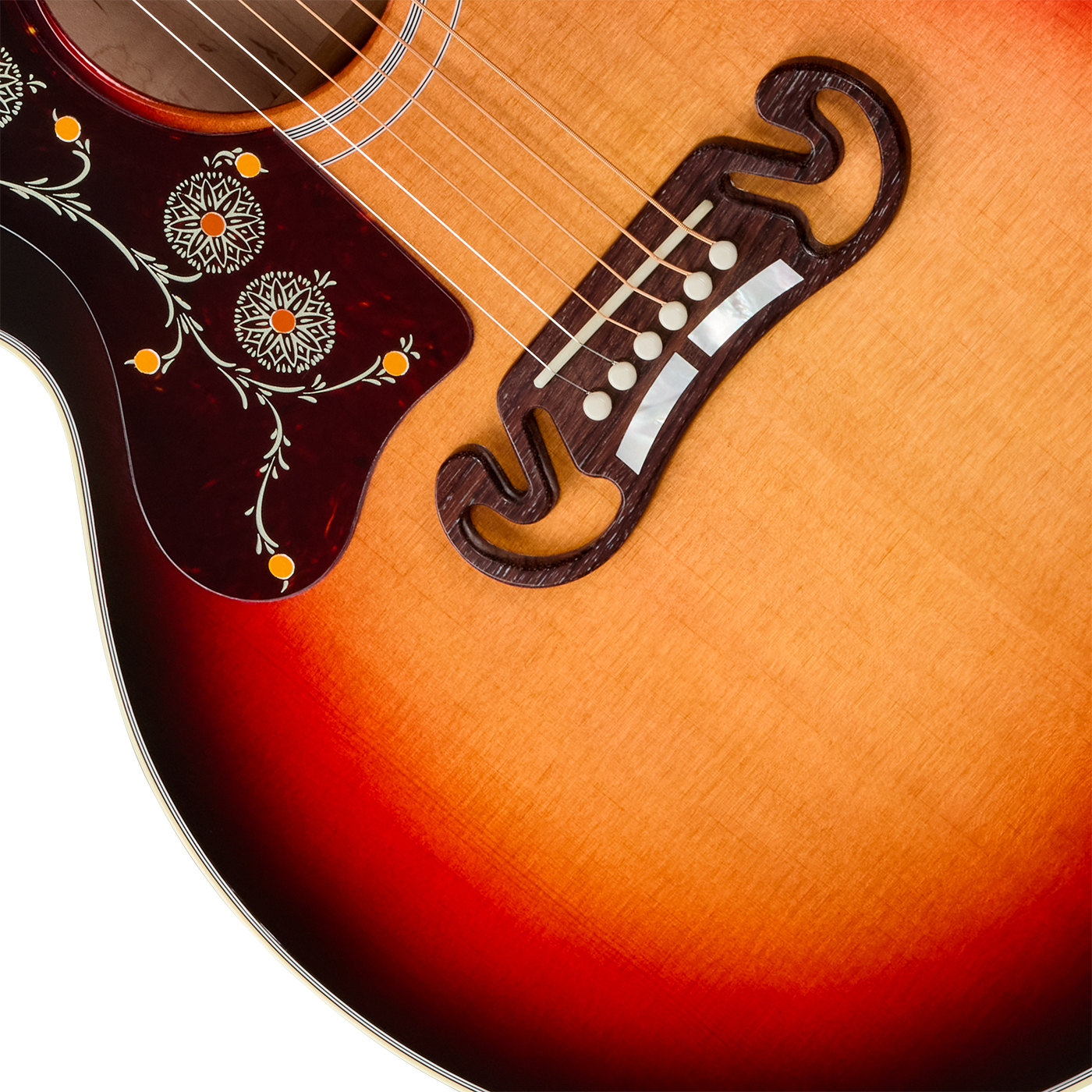 Gibson Sj200 Standard Maple Lh (baggs Hifi Dna) Jumbo Gaucher Epicea Erable Rw - Tri Burst - Folk guitar - Variation 3