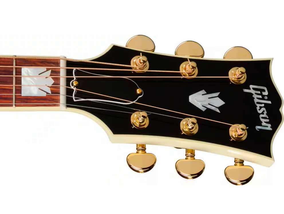 Gibson Sj200 Standard Modern Jumbo Epicea Erable Rw - Classic White - Folk guitar - Variation 5