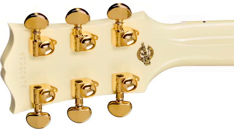 Gibson Sj200 Standard Modern Jumbo Epicea Erable Rw - Classic White - Folk guitar - Variation 6