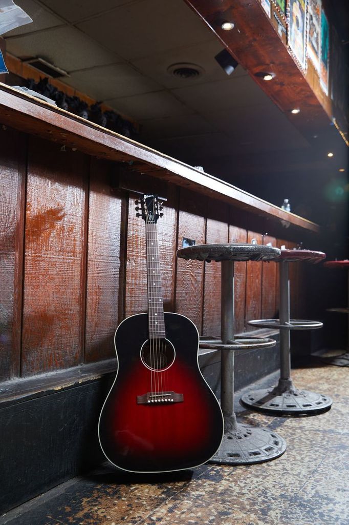 Gibson Slash J-45 2020 Signature Epicea Acajou Rw - Vermillion Burst - Electro acoustic guitar - Variation 8