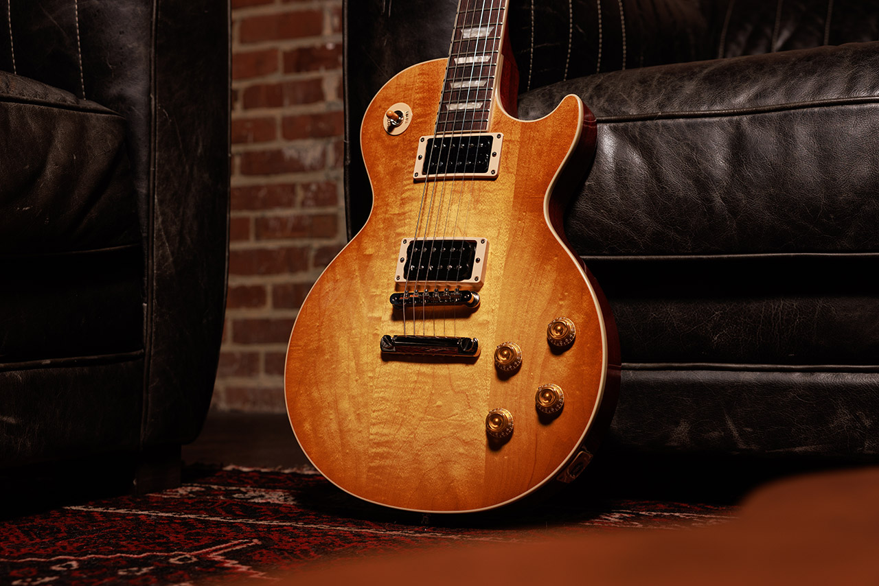 Gibson Slash Les Paul Standard Jessica Signature 2h Ht Rw - Honey Burst With Red Back - Single cut electric guitar - Variation 6