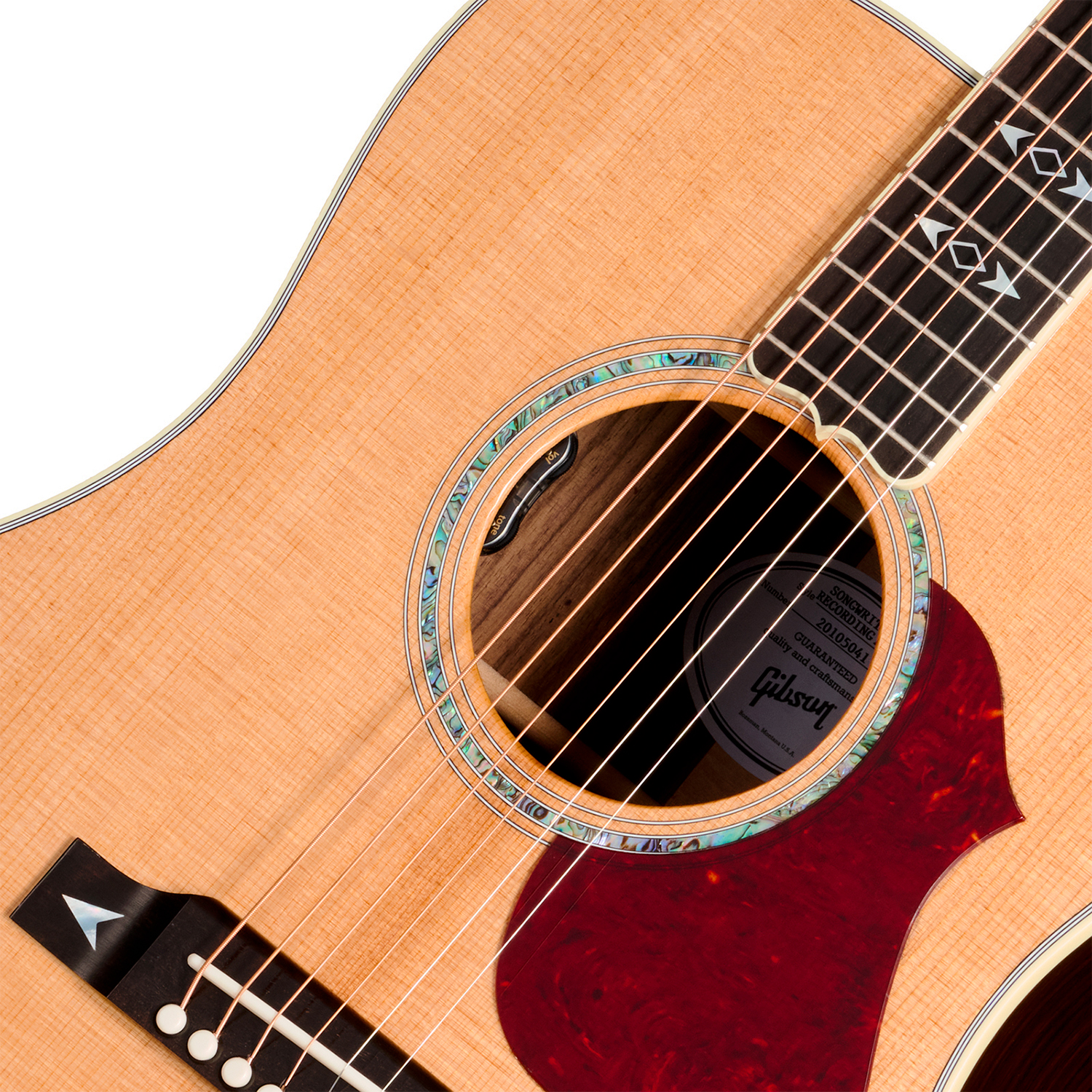 Gibson Songwriter Recording Artist Dreadnought Epicea Palissandre Rw - Antique Natural - Folk guitar - Variation 2