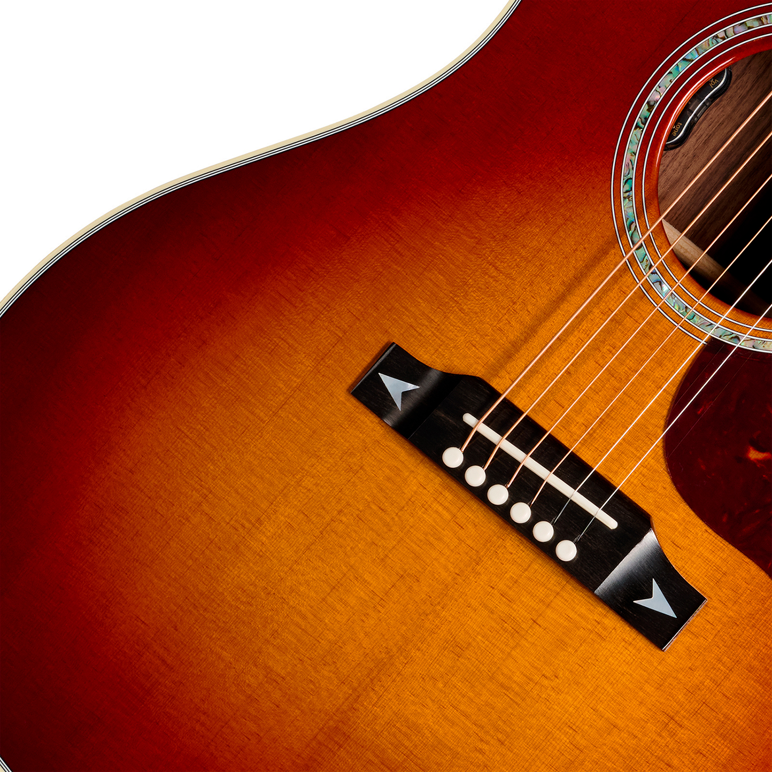 Gibson Songwriter Recording Artist Dreadnought Epicea Palissandre Rw - Rosewood Burst - Folk guitar - Variation 3