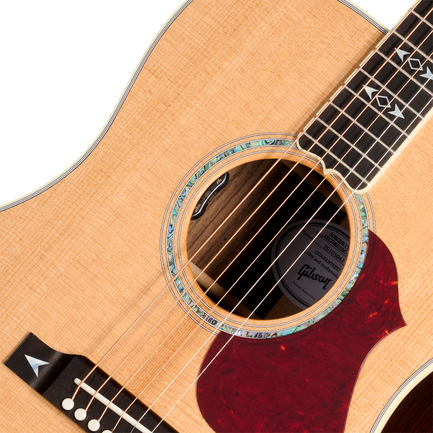 Gibson Songwriter Recording Artist Lh (baggs Hifi Dna) Dreadnought Gaucher Epicea Palissandre Eb - Antique Natural - Folk guitar - Variation 2