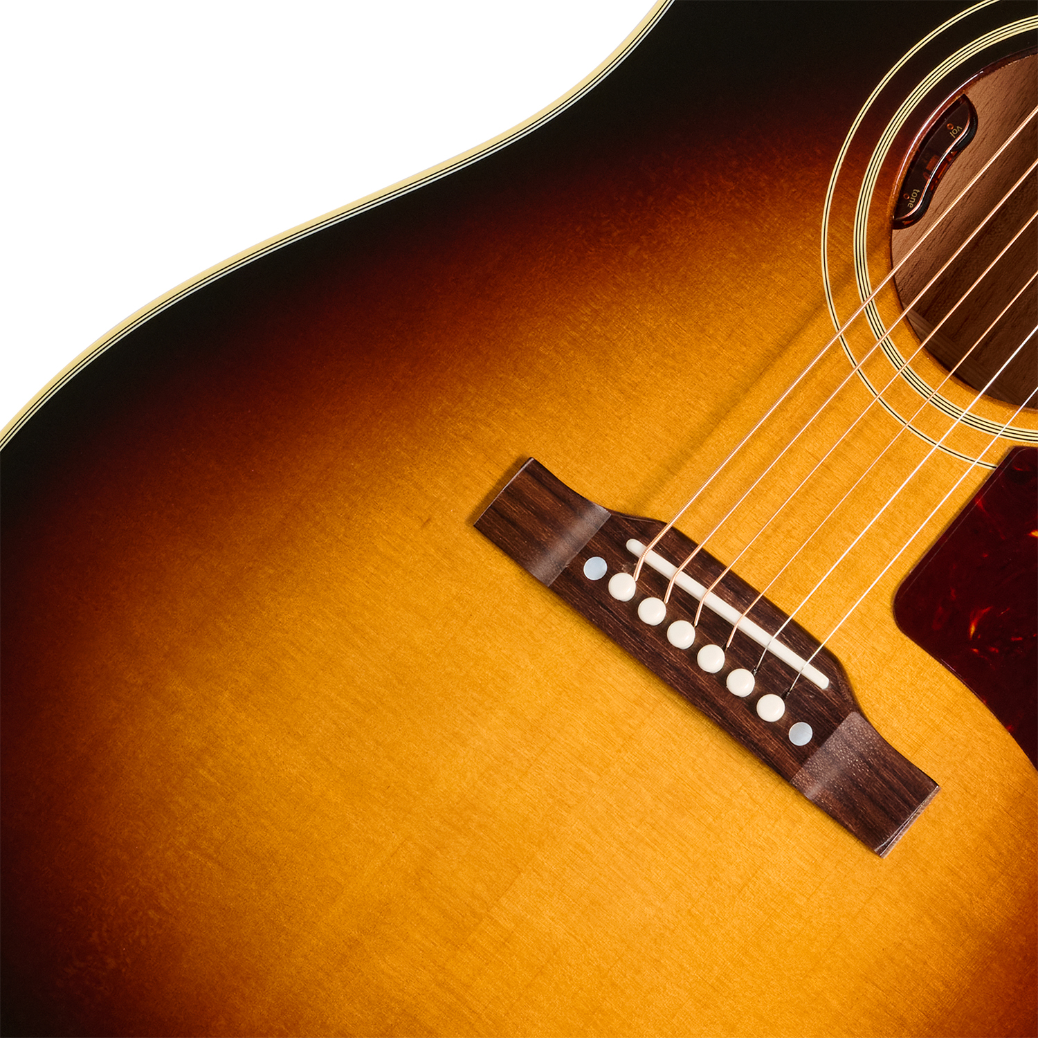 Gibson Southern Jumbo Original (baggs Hifi Dna) Dreadnought Epicea Acajou Rw - Vintage Sunburst - Folk guitar - Variation 3