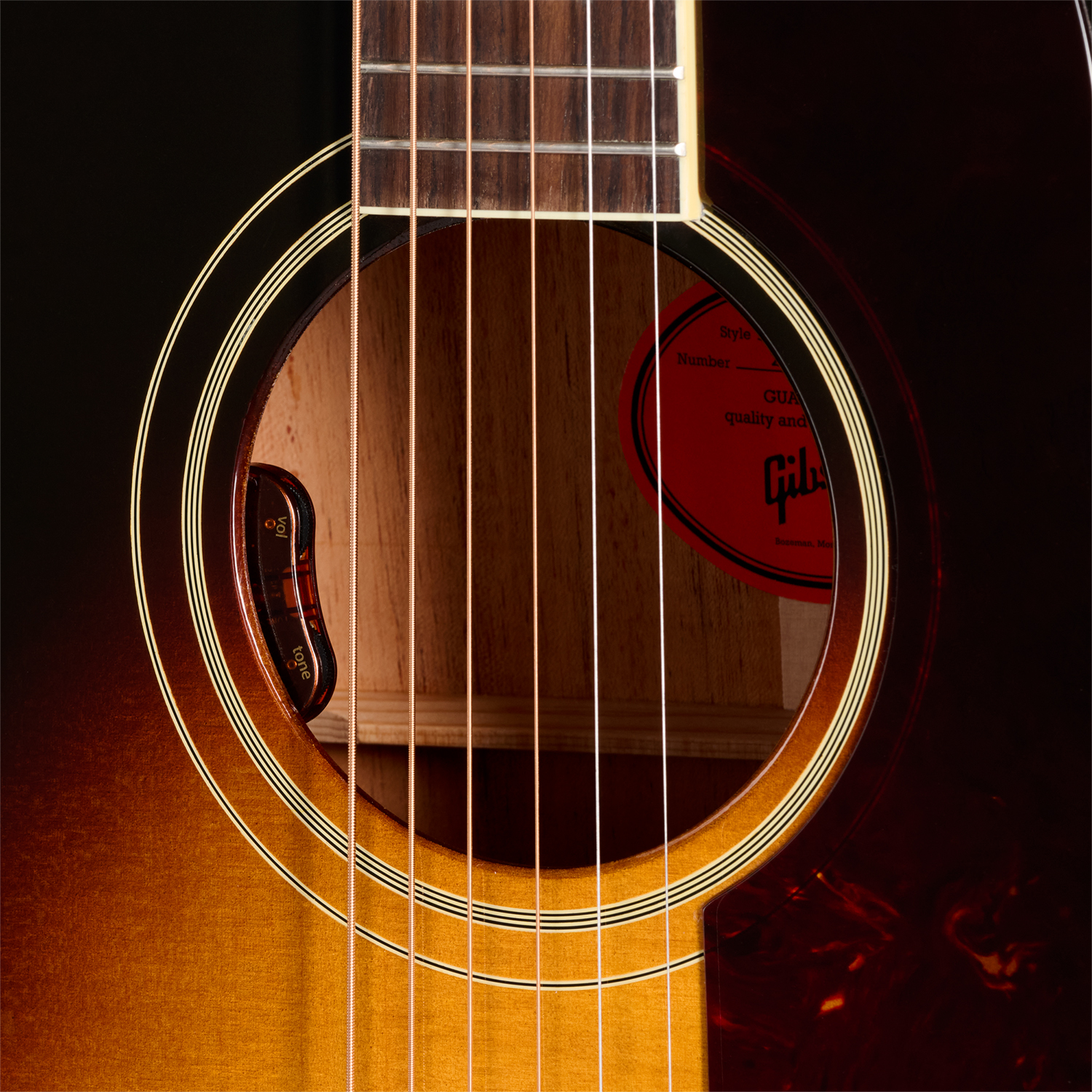 Gibson Southern Jumbo Original (baggs Hifi Dna) Dreadnought Epicea Acajou Rw - Vintage Sunburst - Folk guitar - Variation 4
