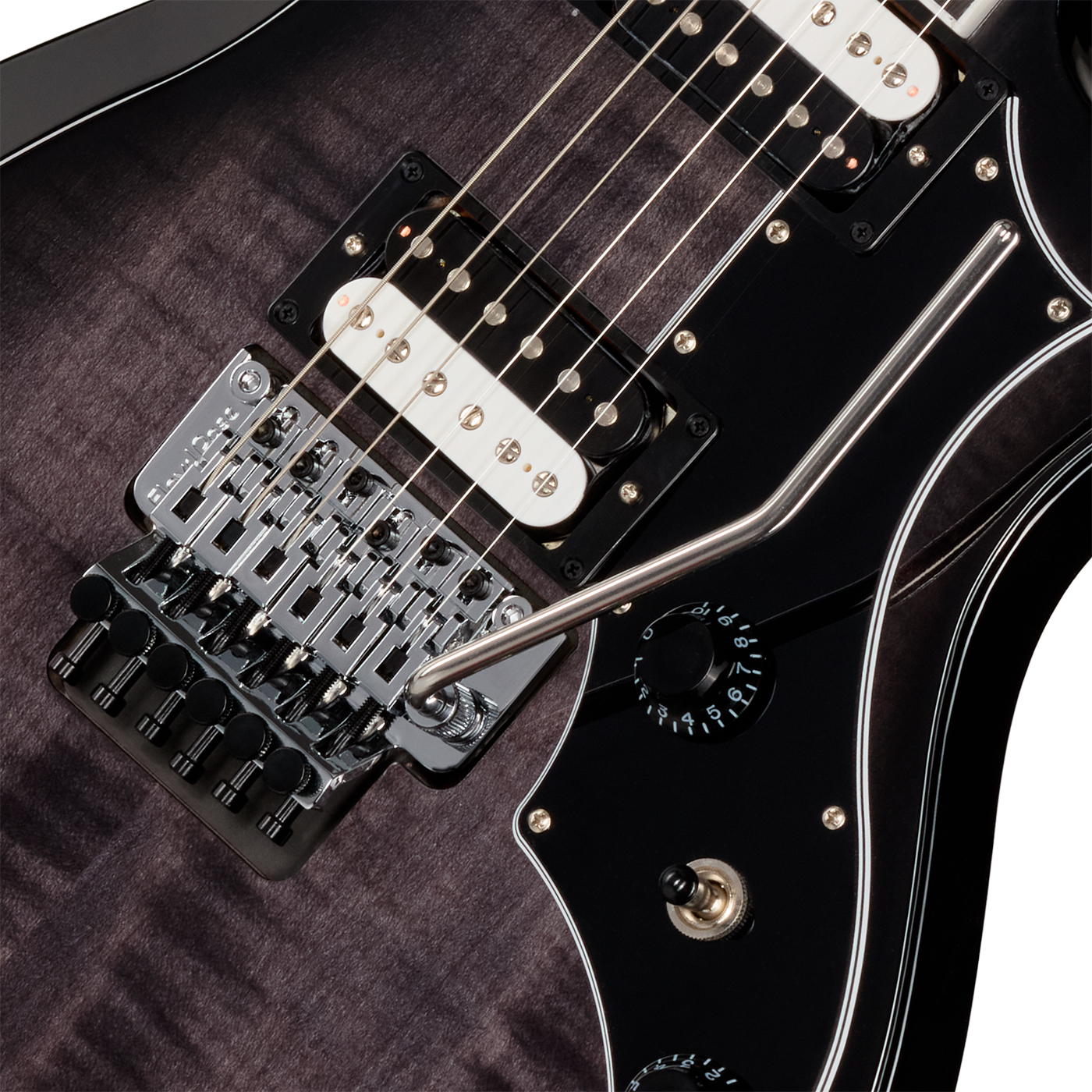 Gibson Victory Floyd Rose Usa 2h Fr Eb - Translucent Ebony Burst - Double cut electric guitar - Variation 2
