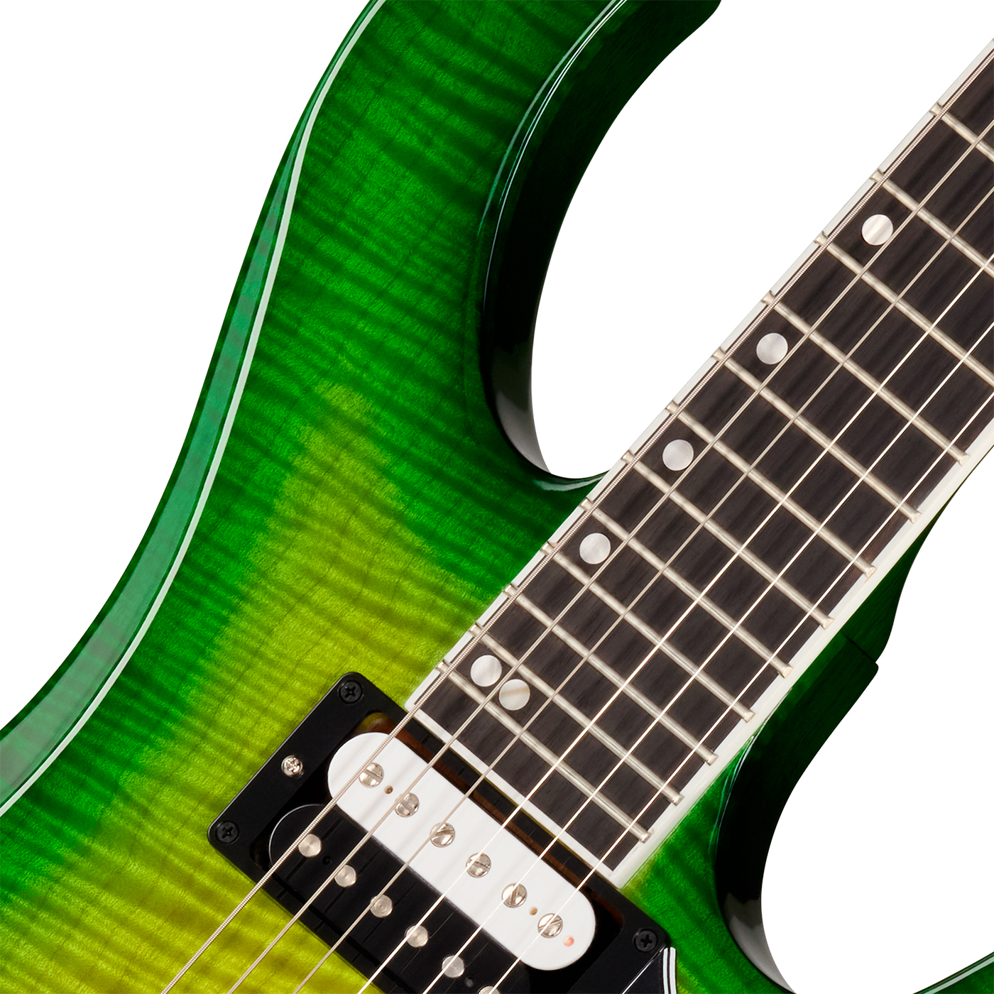 Gibson Victory Floyd Rose Usa 2h Fr Eb - Iguana Burst - Double cut electric guitar - Variation 2