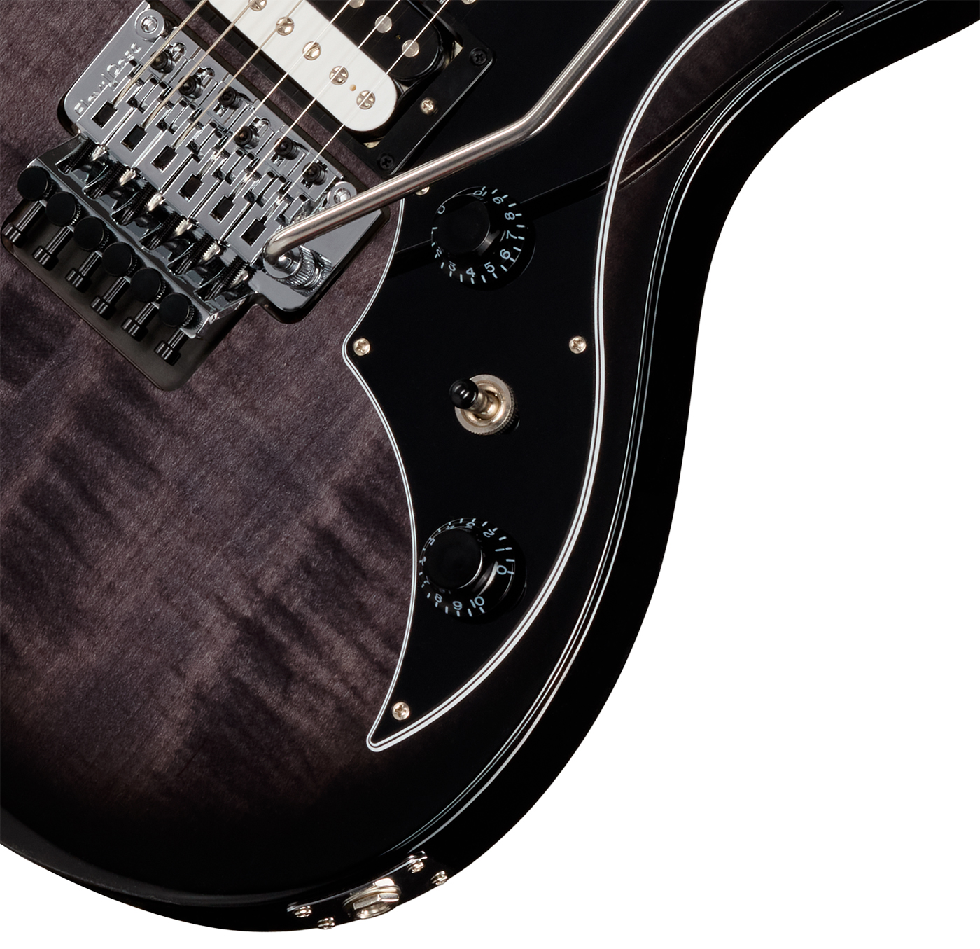 Gibson Victory Floyd Rose Usa 2h Fr Eb - Translucent Ebony Burst - Double cut electric guitar - Variation 3