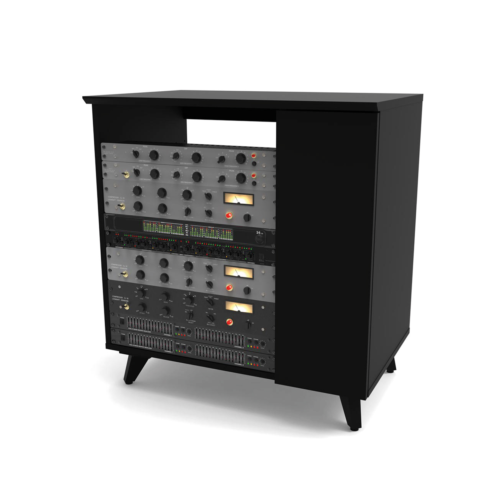 Glorious Modular Side Rack Finition Noire - Furniture for studio - Variation 5