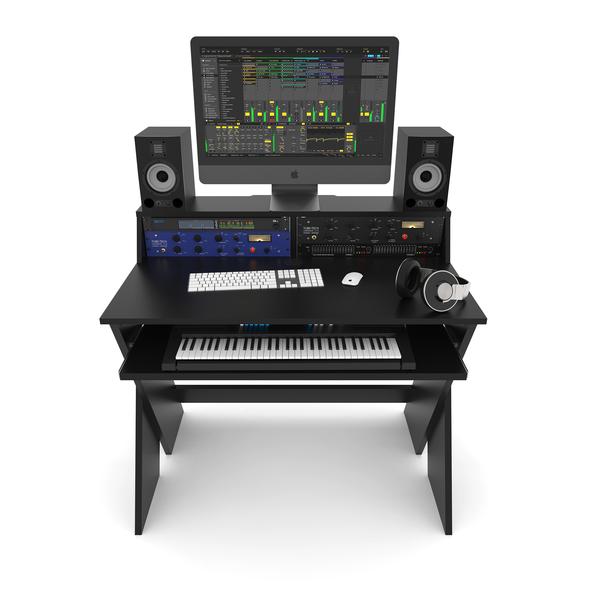 Glorious Sound Desk Compact Black - Furniture for studio - Variation 1
