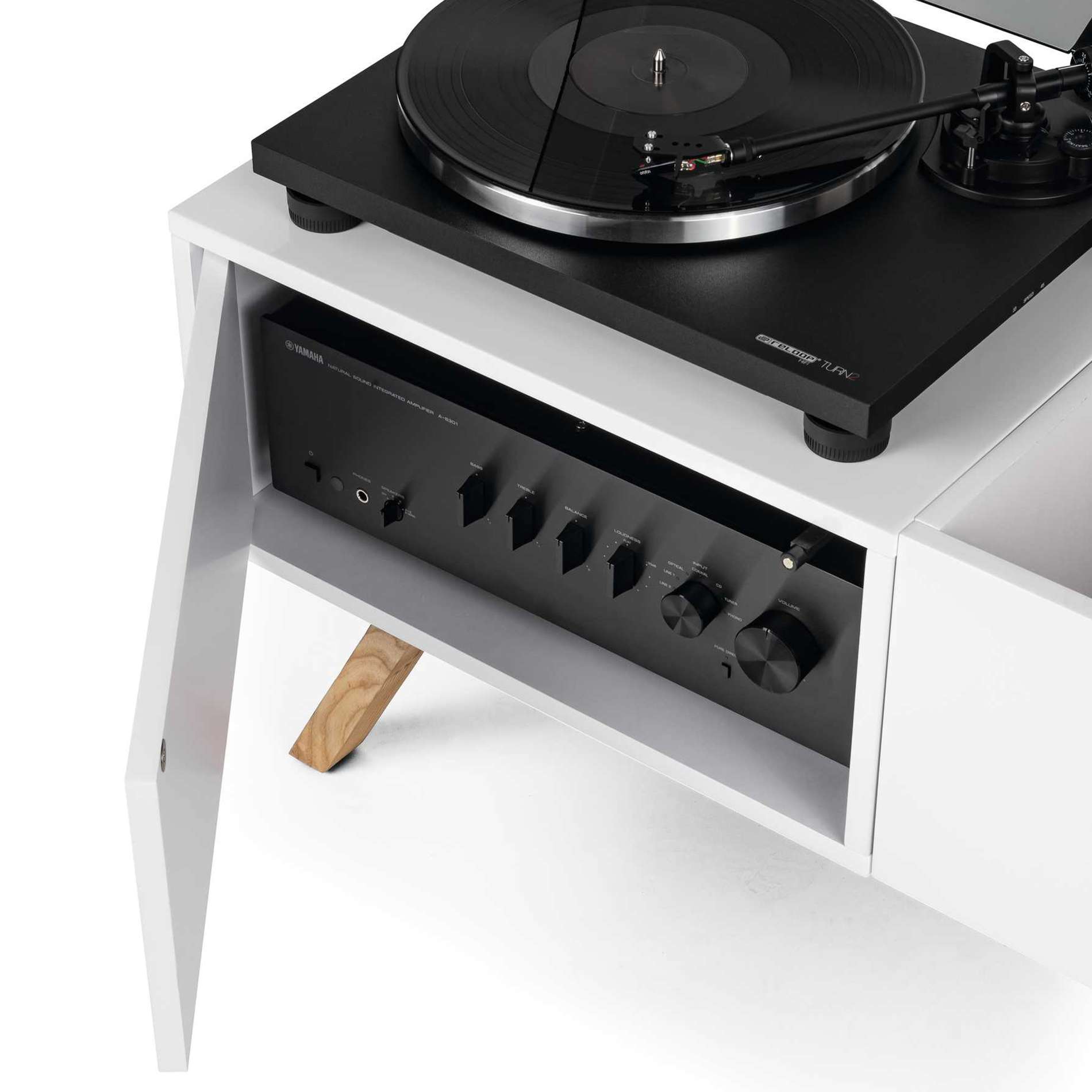 Glorious Turntable Lowboard - DJ storage - Variation 1