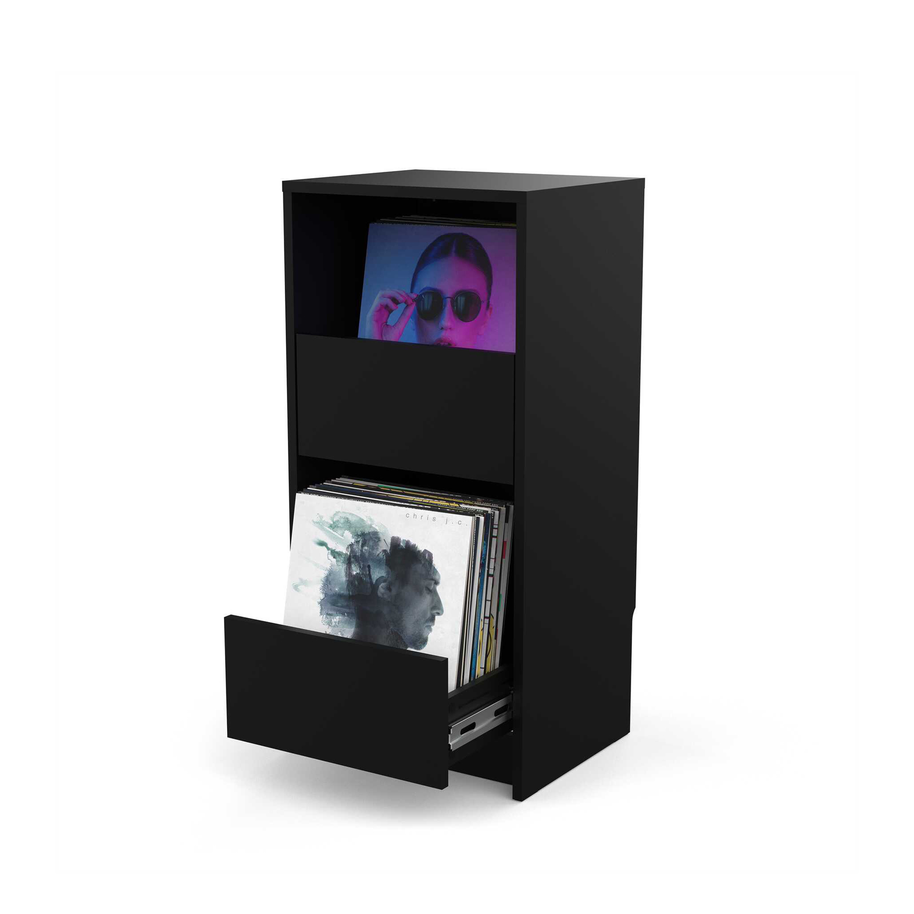Glorious Vinyl Vault Black - DJ storage - Variation 2