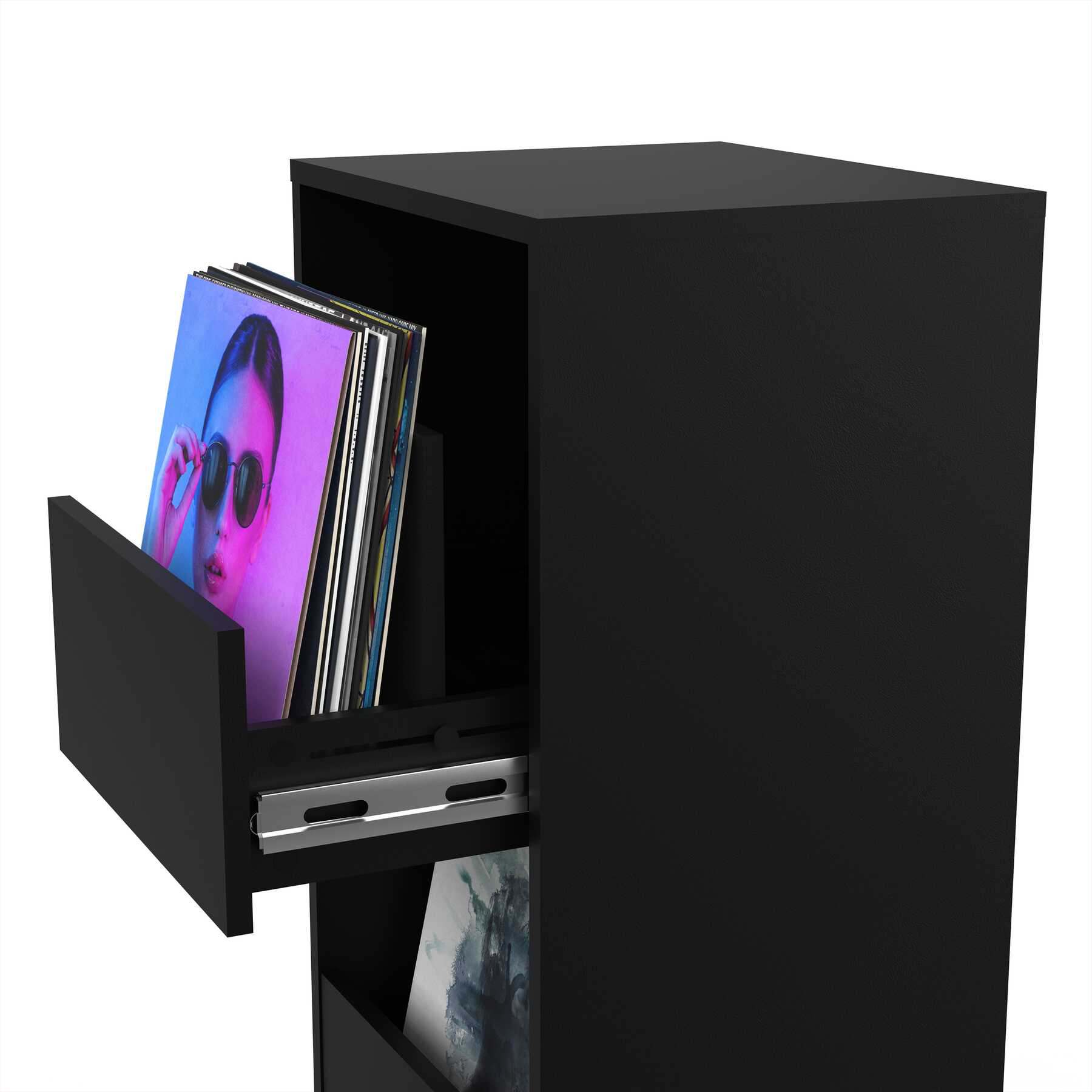 Glorious Vinyl Vault Black - DJ storage - Variation 7