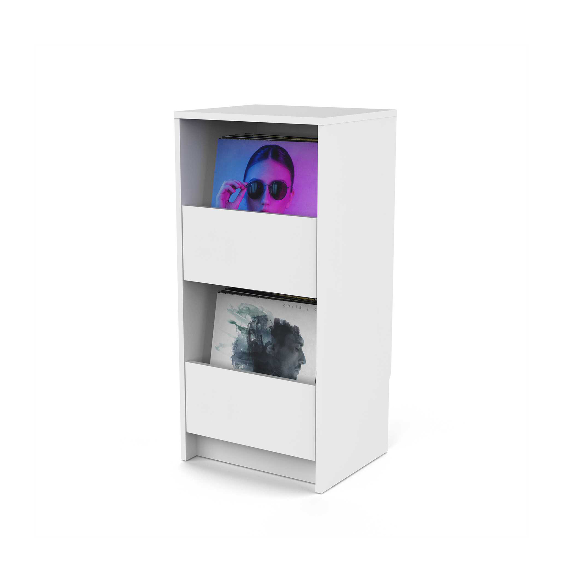 Glorious Vinyl Vault White - DJ storage - Variation 1