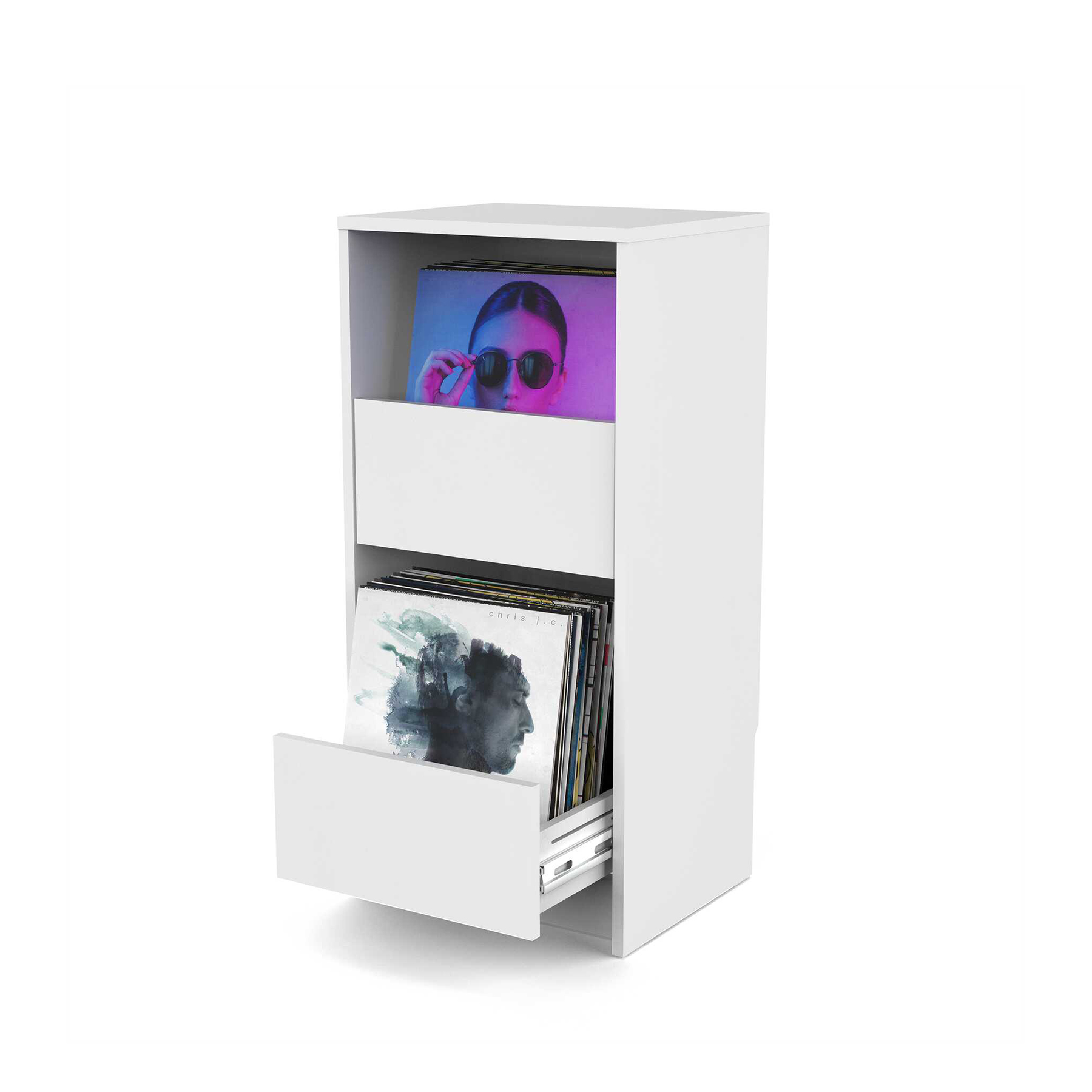 Glorious Vinyl Vault White - DJ storage - Variation 3