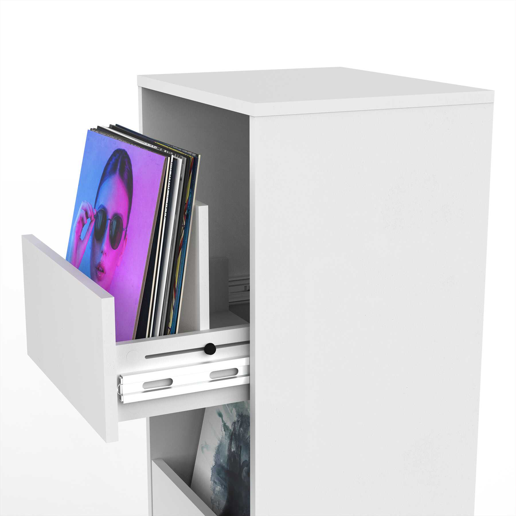 Glorious Vinyl Vault White - DJ storage - Variation 7