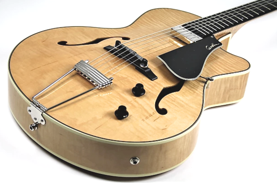 Godin 5th Avenue Jazz +TRIC natural flame hg Hollowbody electric