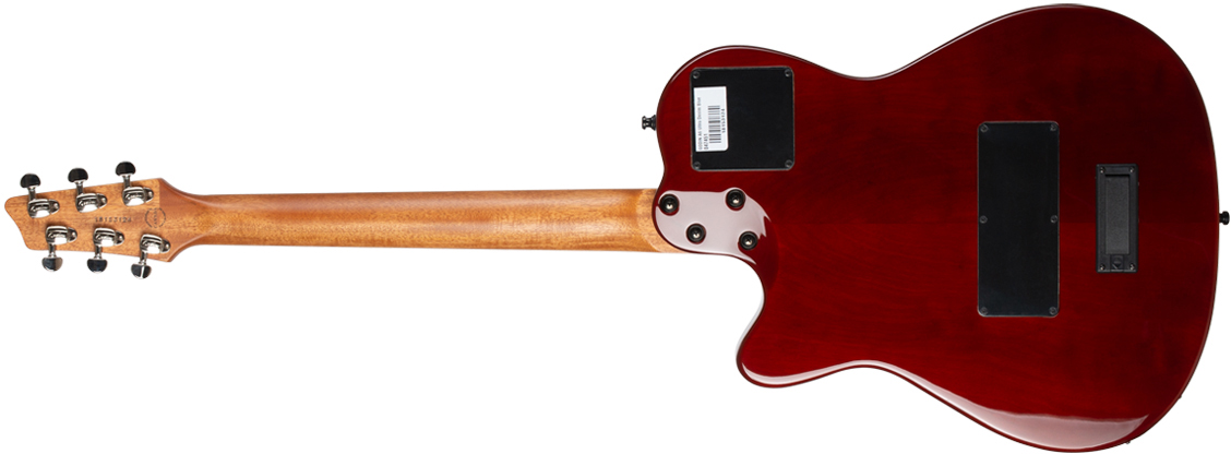 Godin A6 Ultra - denim blue flame Folk guitar